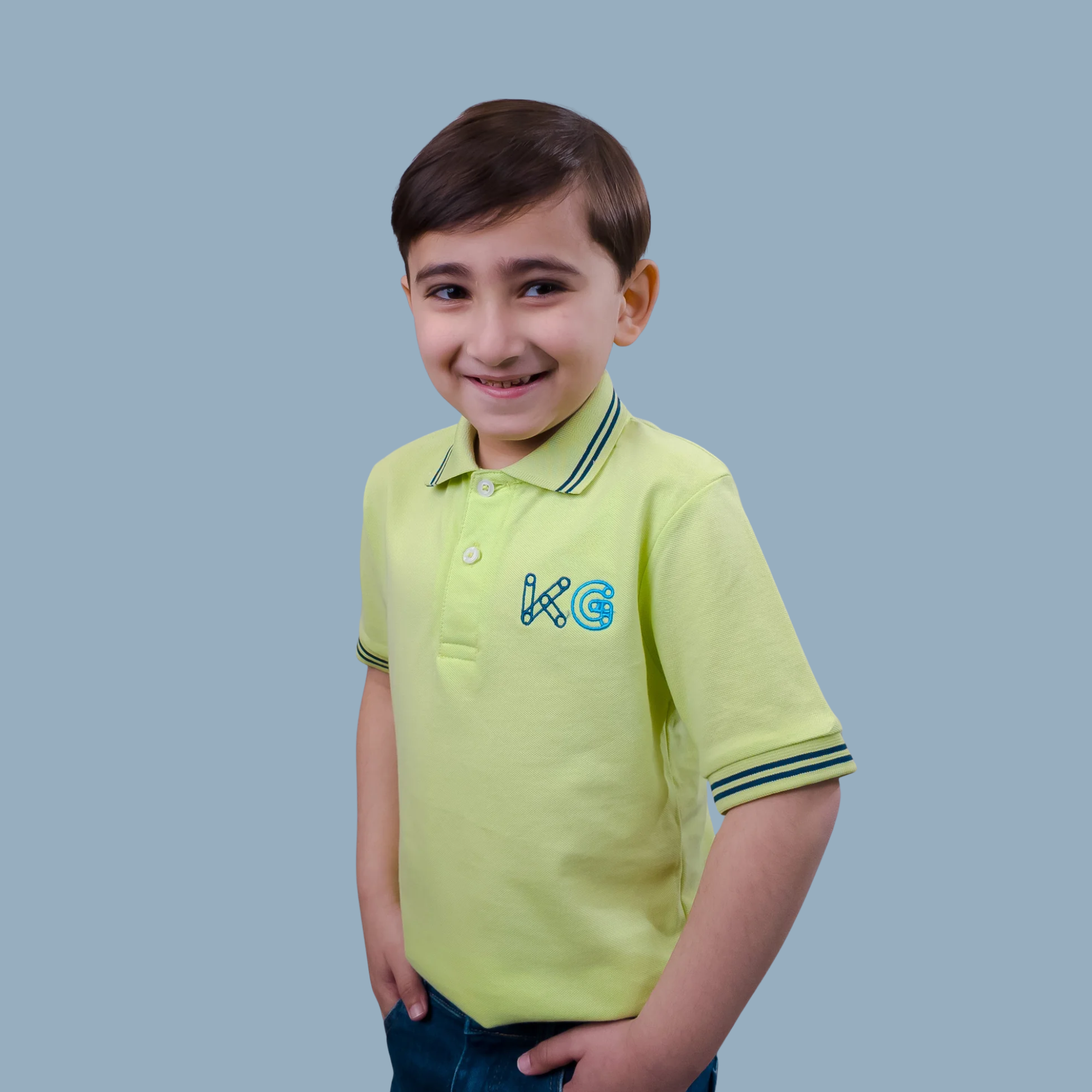 Lime Green Polo Shirt | (Ages 2-14)